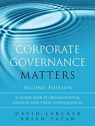 bookcover corporate governance matters
